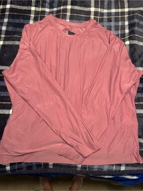 Long Sleeve Open Back Top